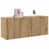vidaXL telerikapp Seinale kinnitatav Artisan Oak 100x30x41 cm