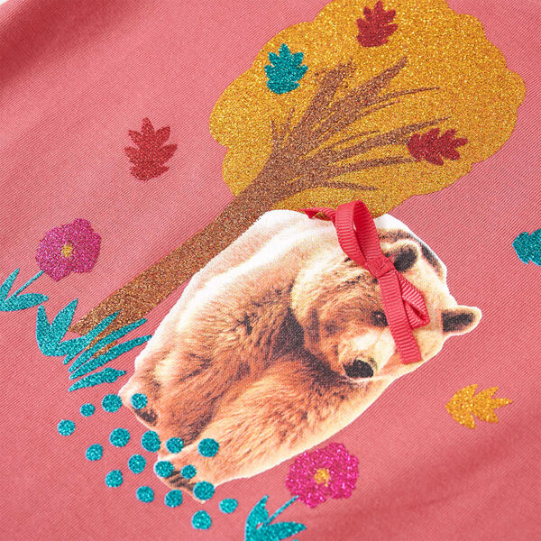 Pikkade varrukatega lastes&auml;rk, vanaroosa, 116