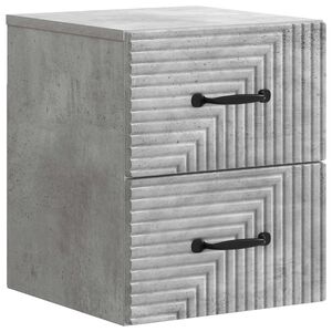 vidaXL Seinale kinnitatav &ouml;&ouml;tis Betoonhall 34,5 x 33 x 40 cm Tehispuit