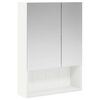vidaXL Vannitoa peeglikapp riiuliga Valge 50 x 14,5 x 70 cm Tehispuit
