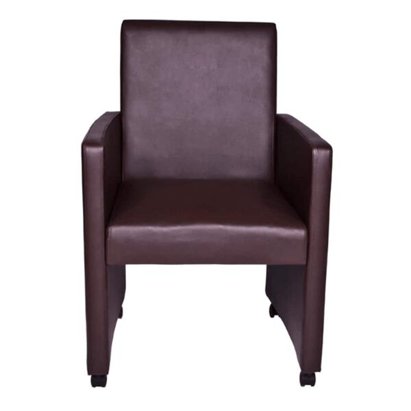 vidaXL s&ouml;&ouml;gitoolid 2 tk, pruun, kunstnahk