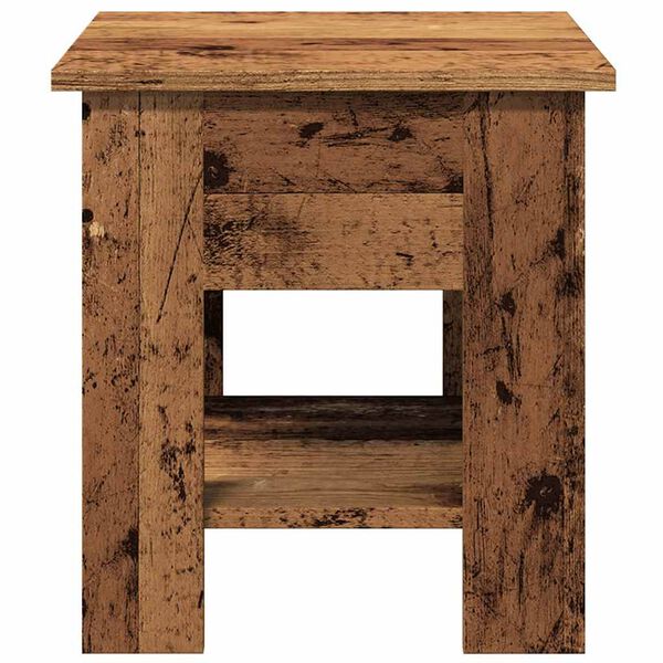 vidaXL diivanilaud Old Wood 40x40x42 cm Engineered Wood