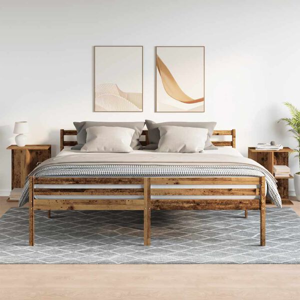 vidaXL &ouml;&ouml;kapid, 2 tk, vana puit 46,5x29x61 cm tehispuit