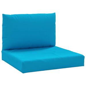 vidaXL euroaluse istmepadjad 2 tk, helesinine, oxford kangas