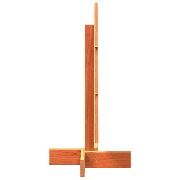 vidaXL puidust jõulupuu kaunistuseks, vahapruun, 60 cm, männipuit