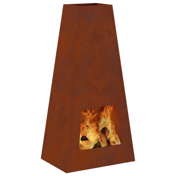 vidaXL L&otilde;kkekoht Pruun 50 x 35 x 100 cm terase t&uuml;&uuml;p