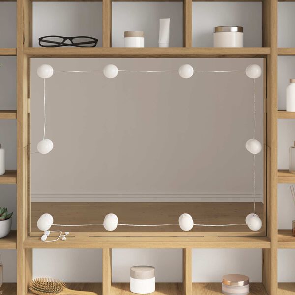 vidaXL Peegelvalgustid Valge 4.5 x 4.5 x 4.8 cm Plastmass