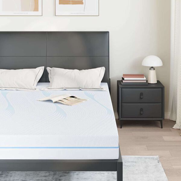 vidaXL Madrats Valge 160 x 200 cm vaht