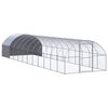 vidaXL kanakuut, 3 x 12 x 2 m, tsingitud teras