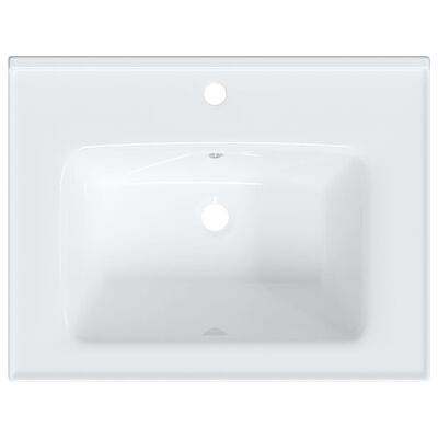 vidaXL vannitoa valamu, valge, 61x48x19,5 cm, kandiline, keraamiline