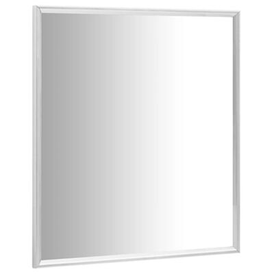vidaXL peegel, hõbedane, 50 x 50 cm
