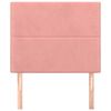 vidaXL peatsiplaat, roosa, 90 x 5 x 118/128 cm, samet