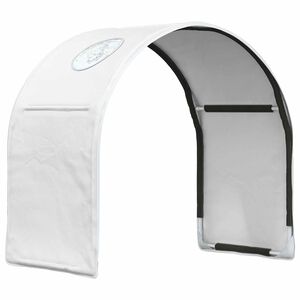 vidaXL Voodi Tunnel 2 pcs Valge 211 x 52,5 x 2 cm Pol&uuml;ester