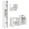 vidaXL Vannitoa m&ouml;&ouml;bleset 4 tk Kergelt l&auml;ikiv valge 61 x 35 x 64 cm