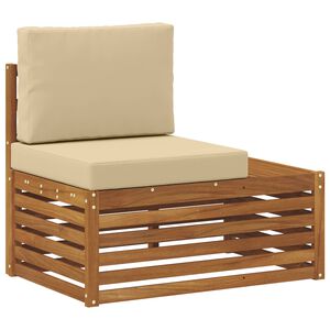 vidaXL V&auml;lim&ouml;&ouml;bel L&otilde;pu Diivan padjaga Neutraalne 91 x 63 x 73 cm