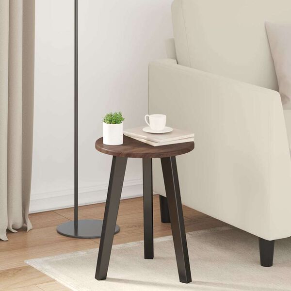 vidaXL Lauda peal Pruun tamm 30 x 30 x 1,5 cm Tehispuit