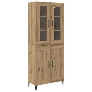 vidaXL K&otilde;rgushein K&auml;sit&ouml;&ouml;puu 69,5 x 34 x 180 cm Tehispuit