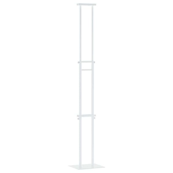 vidaXL Messin&auml;itus Displays Valge 30 x 23,5 x 210 cm Teras