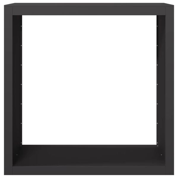 vidaXL k&uuml;ttepuude rest, must, 100 x 40 x 100 cm, teras