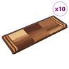 vidaXL iseliimuvad trepimatid 10 tk, 65x21x4 cm, pruun
