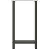 vidaXL baarilaua jalad, antratsiithall, 2 tk, 50 x (90-91) cm, teras