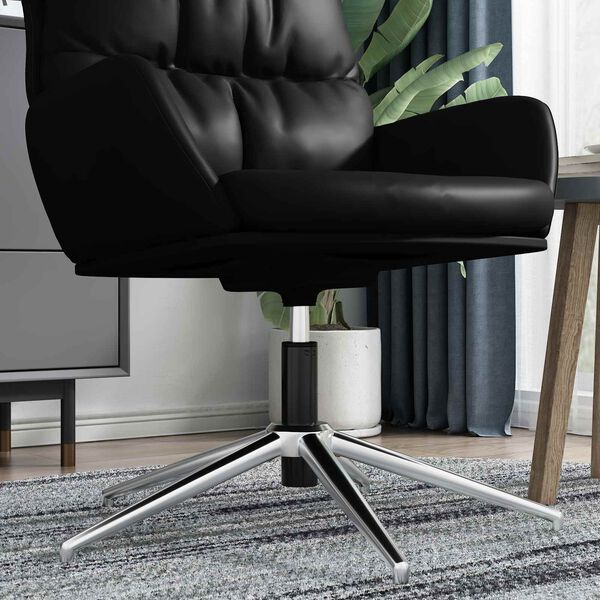 vidaXL Kontori tooli gaasikylinder Must 9 cm Raud