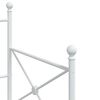vidaXL päevavoodi ilma madratsita Valge 75x190 cm Teras