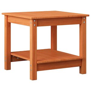 vidaXL Kohvilaud Vahapruun 50 x 50 x 45 cm M&auml;nnipuit