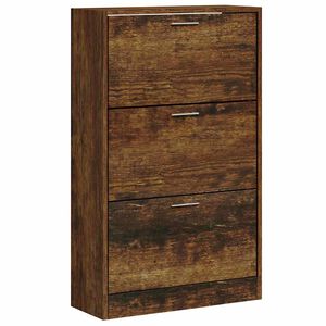 vidaXL jalatsikapp, suitsutatud tamm, 63 x 24 x 103 cm, tehispuit