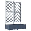vidaXL Aia istutuspot 2 pcs Hall 80 x 40 x 125,5 cm Plastmass