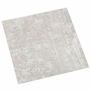 vidaXL P&otilde;randaplaadid 5,11 m&sup2; 55 pcs PVC Valge ja puit