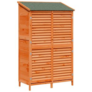 vidaXL Aiashed Pruun 106 x 56 x 176,5 cm Tugev kuusepuit