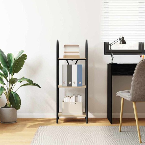 vidaXL Raamatukapp Sonoma tamm 40 x 30 x 109 cm Tehispuit