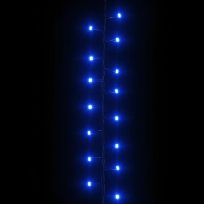 vidaXL LED-valgusriba, 2000 LEDi, sinine, 45 m, PVC