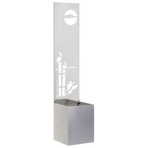 vidaXL Aia privaatsuse kate H&otilde;be 32 x 140 cm Roostevaba teras