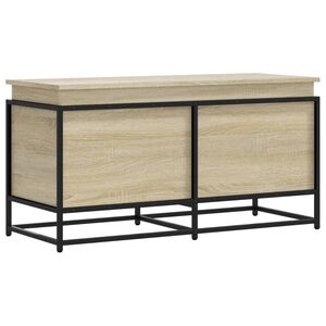 vidaXL kaanega hoiukast, Sonoma tamm, 100x40x51,5 cm, tehispuit