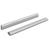 vidaXL Kapi vars 2 pcs H&otilde;bedane 764 x 15 x 29 mm Alumiiniumisulamist