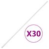 vidaXL kaablikanal 25x25 mm 30 m PVC