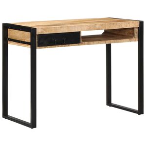 vidaXL Kirjutuslaud 100x50x75 cm T&auml;ist&ouml;&ouml;tlemata puidust mango