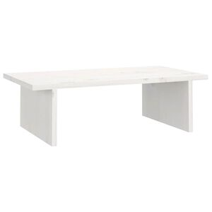 vidaXL monitorialus, valge, 50 x 27 x 15 cm, m&auml;nnipuit