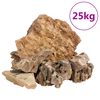 vidaXL dragon kivid, 25 kg, pruun, 5-30 cm
