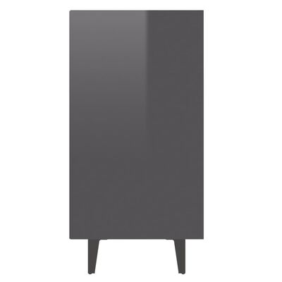 vidaXL puhvetkapp kõrgläikega hall 103,5x35x70 cm, puitlaastplaat