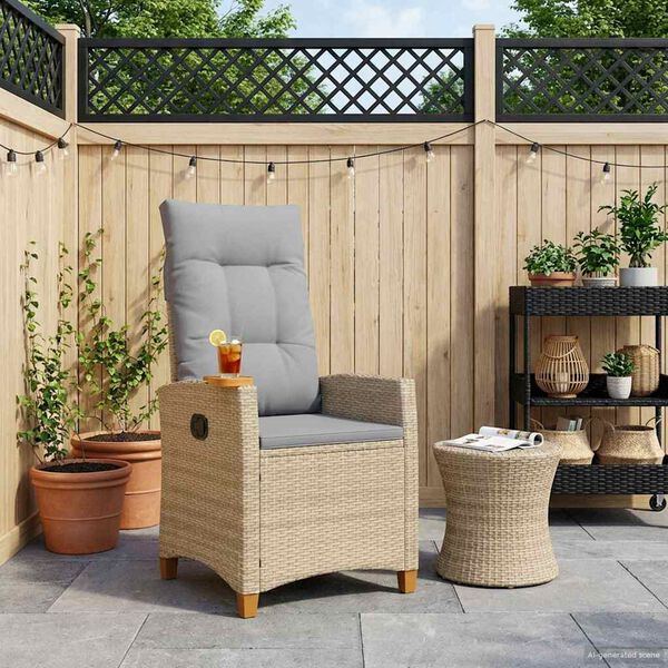 vidaXL Reguleeritav tugitool alusaia abil 62 x 64 x 112 cm pol&uuml;rotang