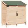 vidaXL Aiashed Naturaalne 106,5 x 56 x 113,5 cm Tehispuit