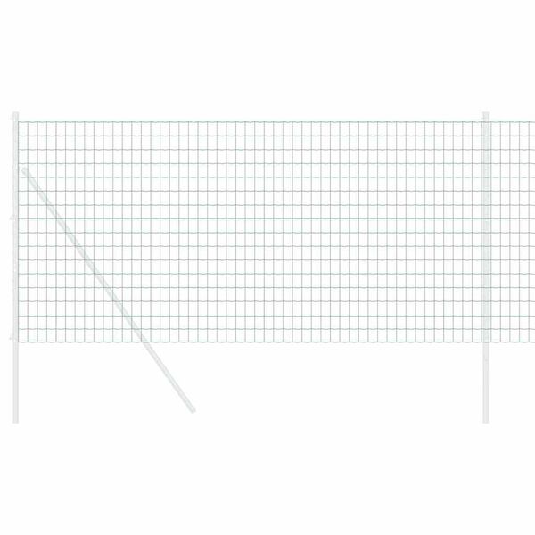 vidaXL Euroopa aed Roheline 1.2 x 25 m PVC-kaetud raud