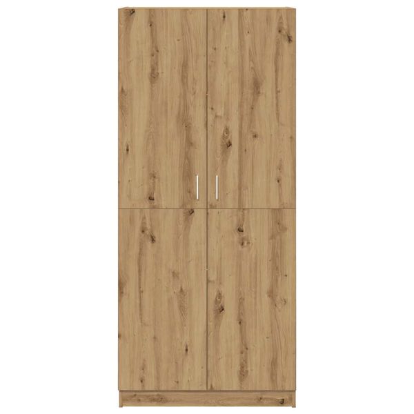 vidaXL Riidekapp Artisan Oak 90x52x200 cm Engineered Wood