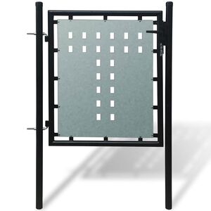 vidaXL must &uuml;he uksega aiav&auml;rav 100 x 75 cm