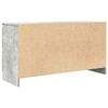 vidaXL telerikapp Betoonhall 100x35x54 cm Engineered Wood