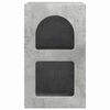 vidaXL &Ouml;&ouml;kapp Betoonhall 29,5 x 33,5 x 50 cm Tehispuit