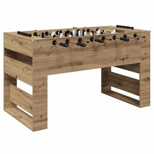 vidaXL Foosball laud K&auml;sit&ouml;&ouml; Tamm 146,5 x 74 x 85 cm Tehispuit